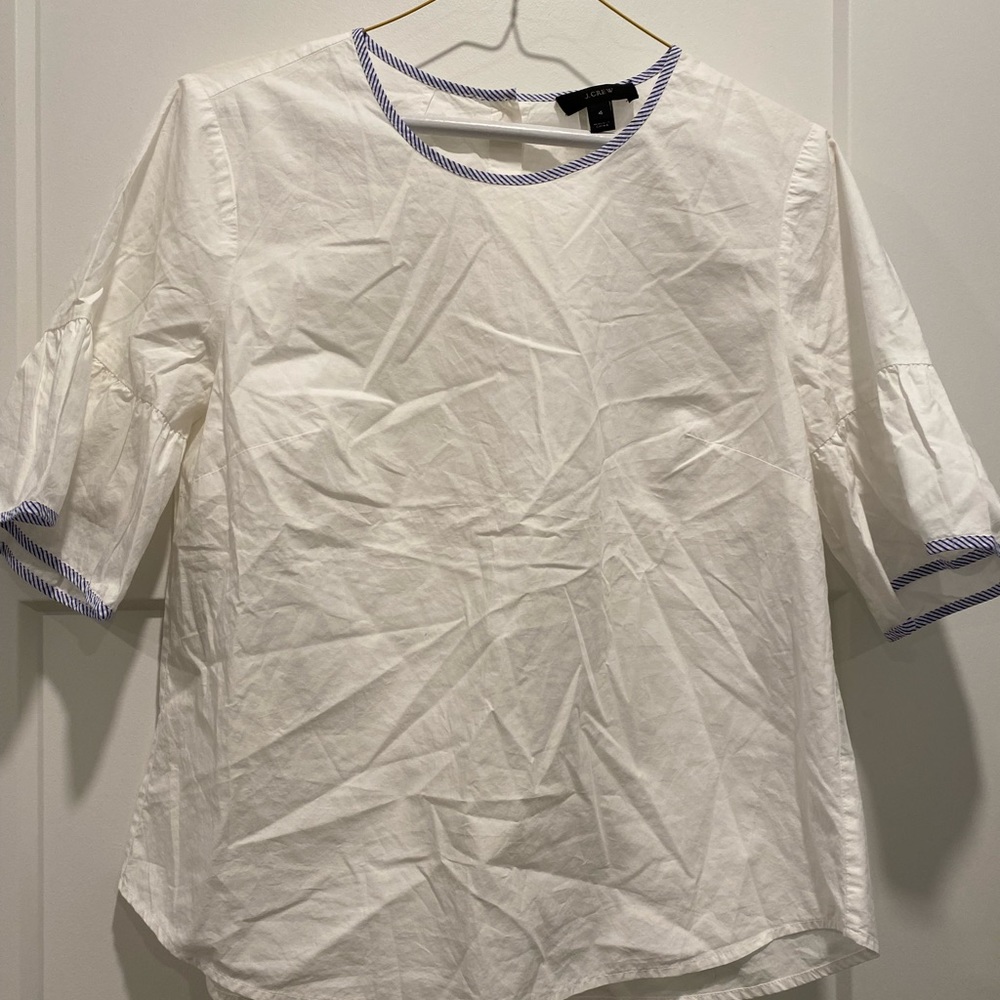 Jcrew White Blouse